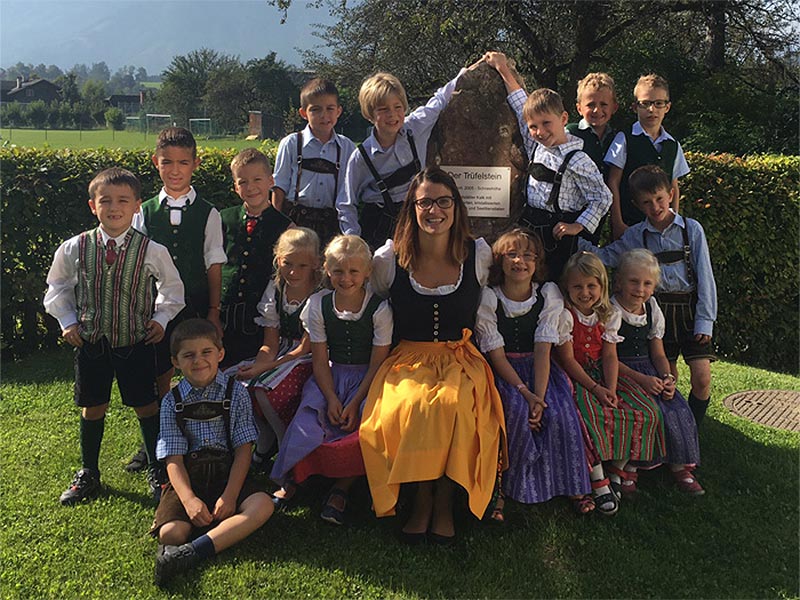 1. Klasse – Klassenlehrerin Andrea Machherndl, BEd